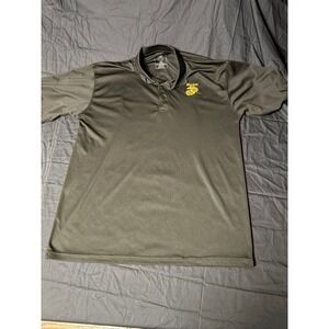 Rothco US Marines Tactical Performance Polo Shirt Black USMC Embroidered Mens XL